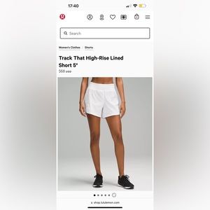 Track That High-Rise Lined Short 5"